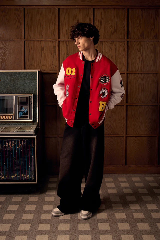Red Varsity Jacket