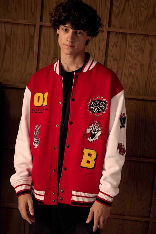 Red Varsity Jacket