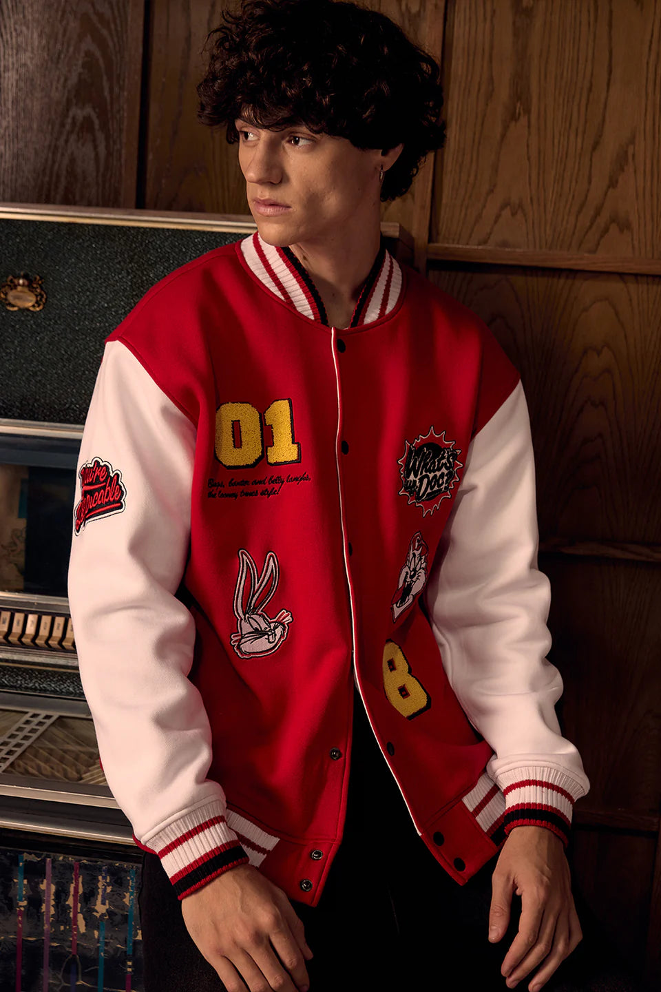 Red Varsity Jacket