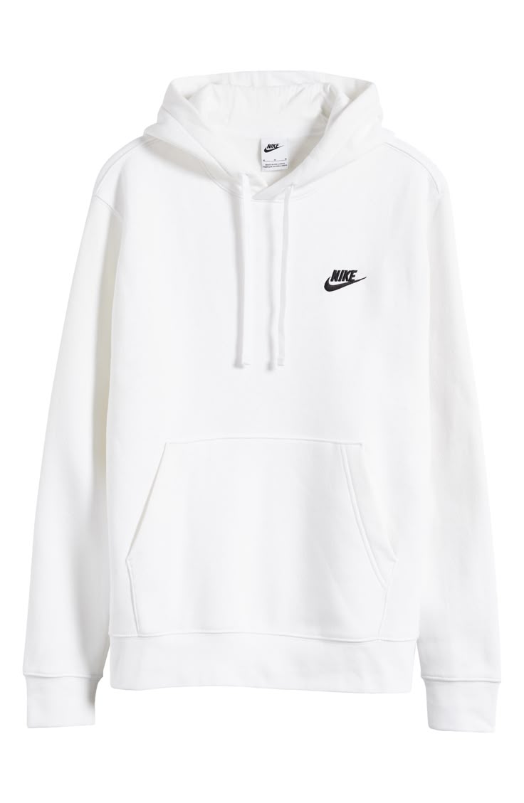 AURA APPAREL white nike hoodie