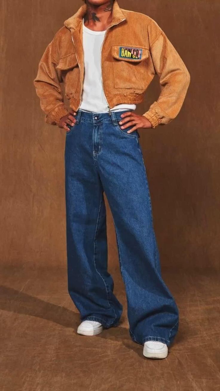 Vintage 90s High-Rise Baggy Jeans